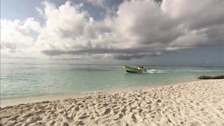 Roberta take this cock in her ass on the beach