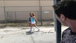 Muscle Mature Man Fucks 2 Teeny!