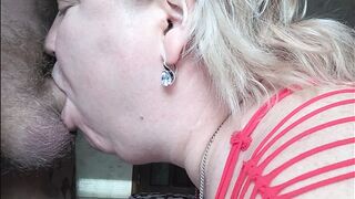 cum on mother-in-law's tongue #5