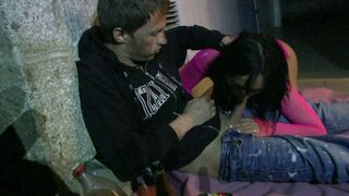 French libertine – Anal fuck in public street