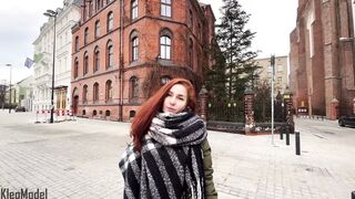 Public pickup: Pretty girl fucks for iPhone and gets creampie