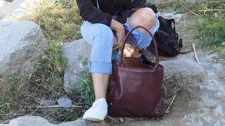 FIRST TIME IN THE PUBLIC PARK AND I ENDED UP FUCKING WITH A STRANGER