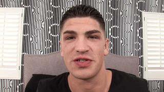 Horny blonde takes hard dick anally and gets cum on her face