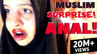 Girl with a big ass in a hijab gets hardcore anal