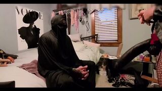 Miss A uses Mr. Hankey's XL uncut lampwick to teach a lesson