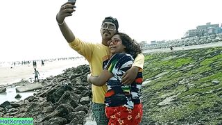 Indian Young Boss getting nervous while fuck his assistant!! Travel and sex