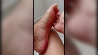 worship my feet, soles and toes close-up in 4k