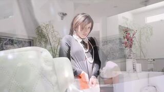 Jennifer White Fucks Her Pussy With Her Pearl Necklace