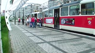 My horny girlfriend likes having her hairy pussy fucked by my big cock outdoors and in public