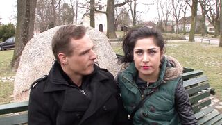 Brunette in love banged hard