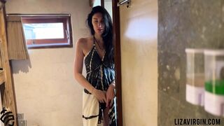 I watched the guy in the shower, got excited and sucked him off