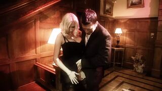 Michelle Thorne is a busty blonde who tastes cum