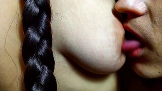 Juicy nipple sucking