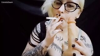 A cigar and a blowjob
