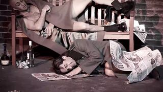 Sexy Lisa Rose gets horny and makes James and Tony's two