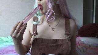 Blowjob For Caramel Glass Dick – Furiyssh