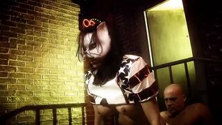 Lezley Zen loves getting the long cock on her big tits