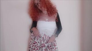 step mom gets her skirt up and then ...