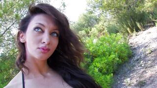 Redhead lesbians take double dildo before fisting