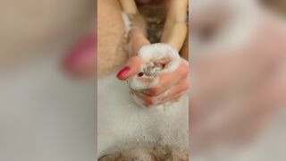 My step son's girl jerking my Cock clean!