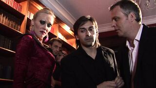 Clare Hugs The Desk As He Slams His Dick Into Her G-Spot