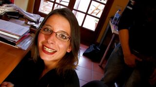 She doesn't look like a double anal slut, does she?