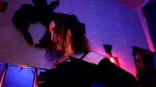 Leather Fetish Dominatrix Mistress Eva Femdom Milf Stockings Corset Heels Hot Mom Big Ass Goddess