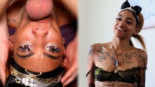 Bust In Berrys Throat! Interracial Facefuck