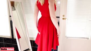 MOMMY Try New Red Dress And Son Love It TABOO CREAMPIE 4K
