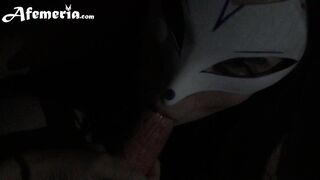 Babe Sucks Neighbor's Dick While Husband Is At Work