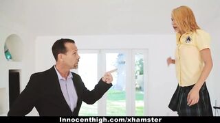 InnocentHigh - Busty Student Fucked By Principal