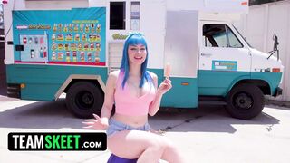 Gorgeous Jewelz Blu Does A Sex Interview And Fucks Cock For Ice Cream On A Hot Day - TeamSkeet AllStars