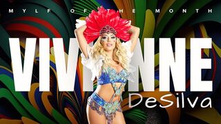 MYLF Of The Month Brazilian Vivianne DeSilva Answers Fan Questions In Her Carnival Costume