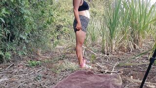 He Fills My Pussy with Sperm in a Forest!