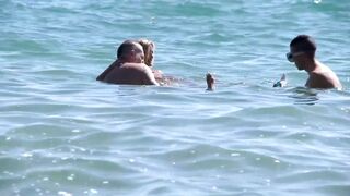 Threesome sex with my wife a horny blonde gets her ass