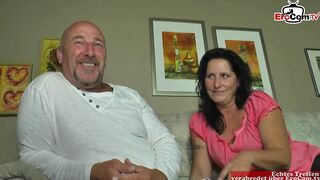 Curvy Black Haired MILF Next Door With Big Ass and Saggy Tits Wants a MMF Threesome