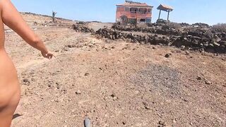 Quick Cum in Mouth While We Were Walking Absolutely Naked Under the Blue Sky