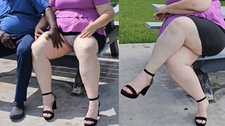 I met a stranger at the park on my lunch break and let him eat my pussy In vacant house