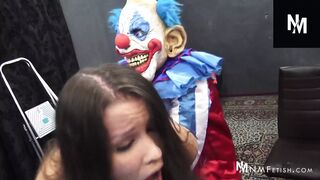 Sophie Wrestles the Clown