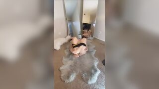 Latina Granny Removing My Bikini and Masturbating