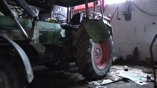 Great fuck for these German peasants in the toolshed