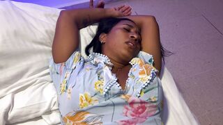 Stepmother Helps Stepson to Reduce an Erection and Ends up Creampied