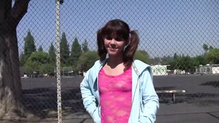 Biker pick up teenie for fuck