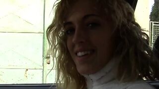 Olds fuck dolls - young slut Sarah Sweet giving POV blowjob to old man in car