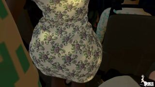 THE DUKEZ Big Booty Ms. Jiggles take some big hard dick during the bus ride home