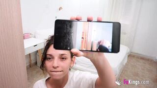 "elena, Your Boyfriend's an Asshole!" Petite Spanish Massy Sweet Teaches Her Friend a Lesson