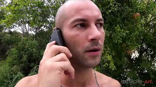 Beautiful Blond Babe Has Rough Anal Sex by the Pool