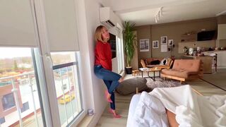 I Humiliate My Husband's Small Penis, He Rips His Jeans and Fucks Me