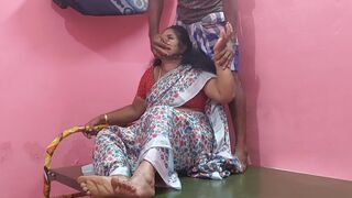 Indian step mom's hot pussy I fucked her pussy with my big cock