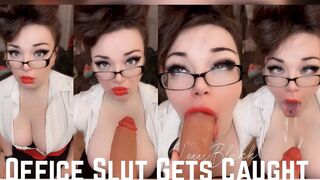Office Slut Gets Caught